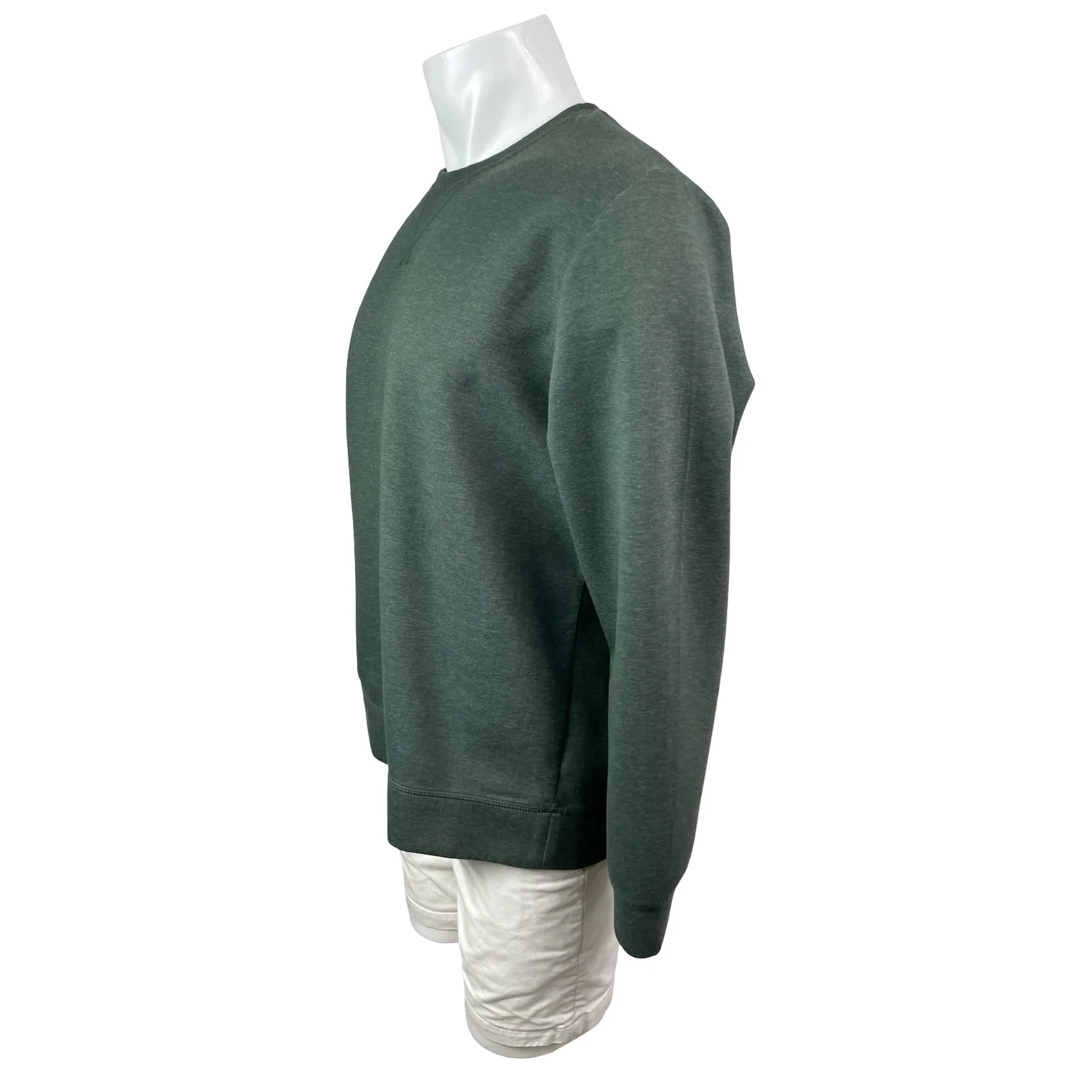 32 Degrees Men's Green Crew Neck Long Sleeve Athletic Sweater Sweatshirt Top L - Image 2