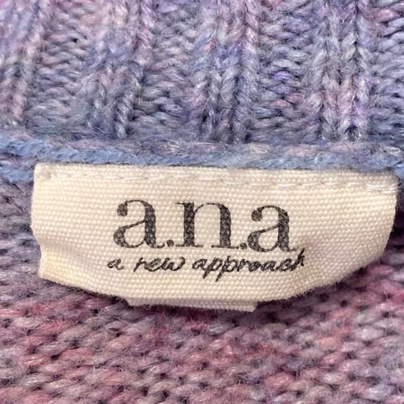 A New Approach Women's Multicolor Ombre Striped V-Neck Long Sleeve Sweater Top S - Image 3
