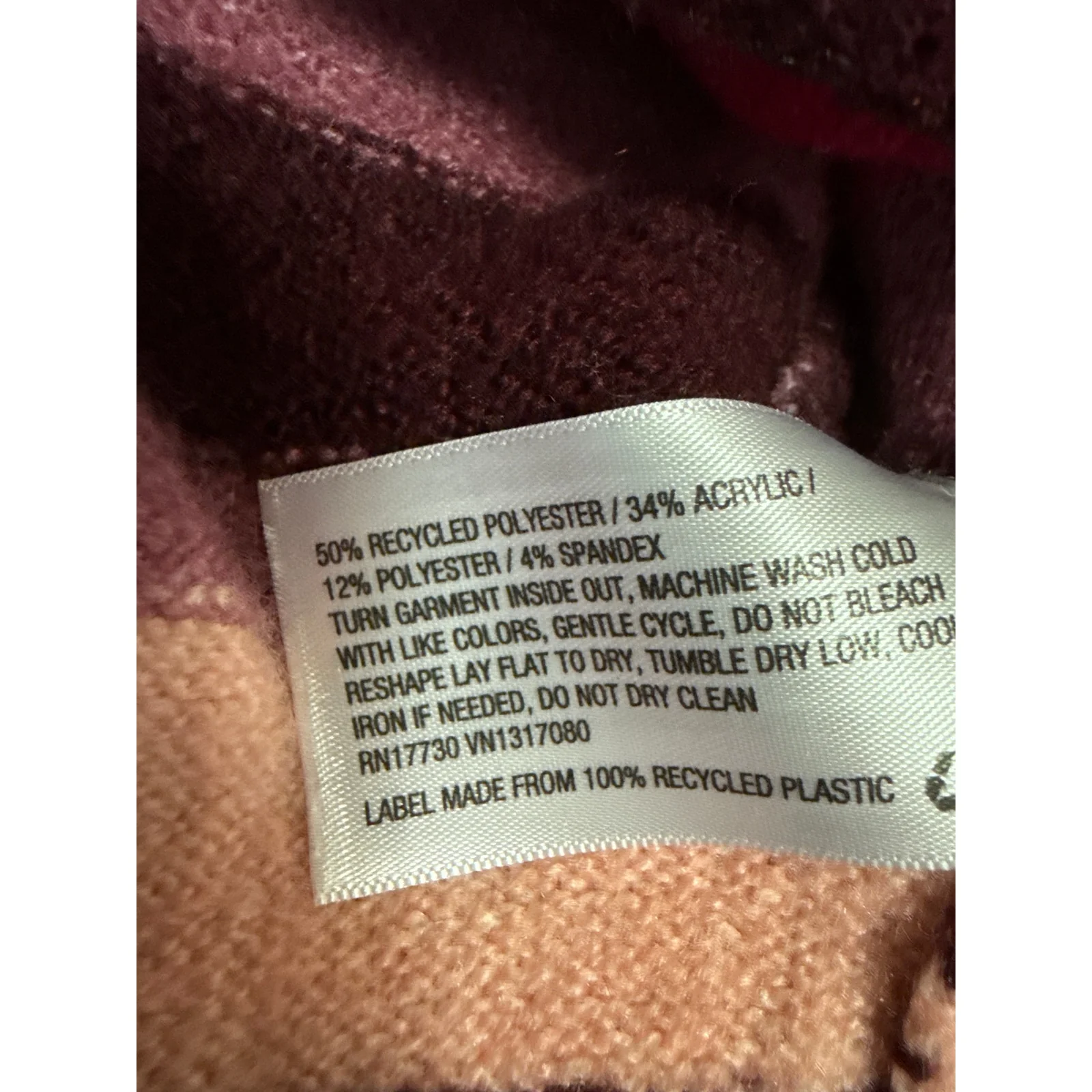 A New Day Women's Multicolor Striped Knit Long Sleeve Sweatshirt Sweater Top S - Image 4