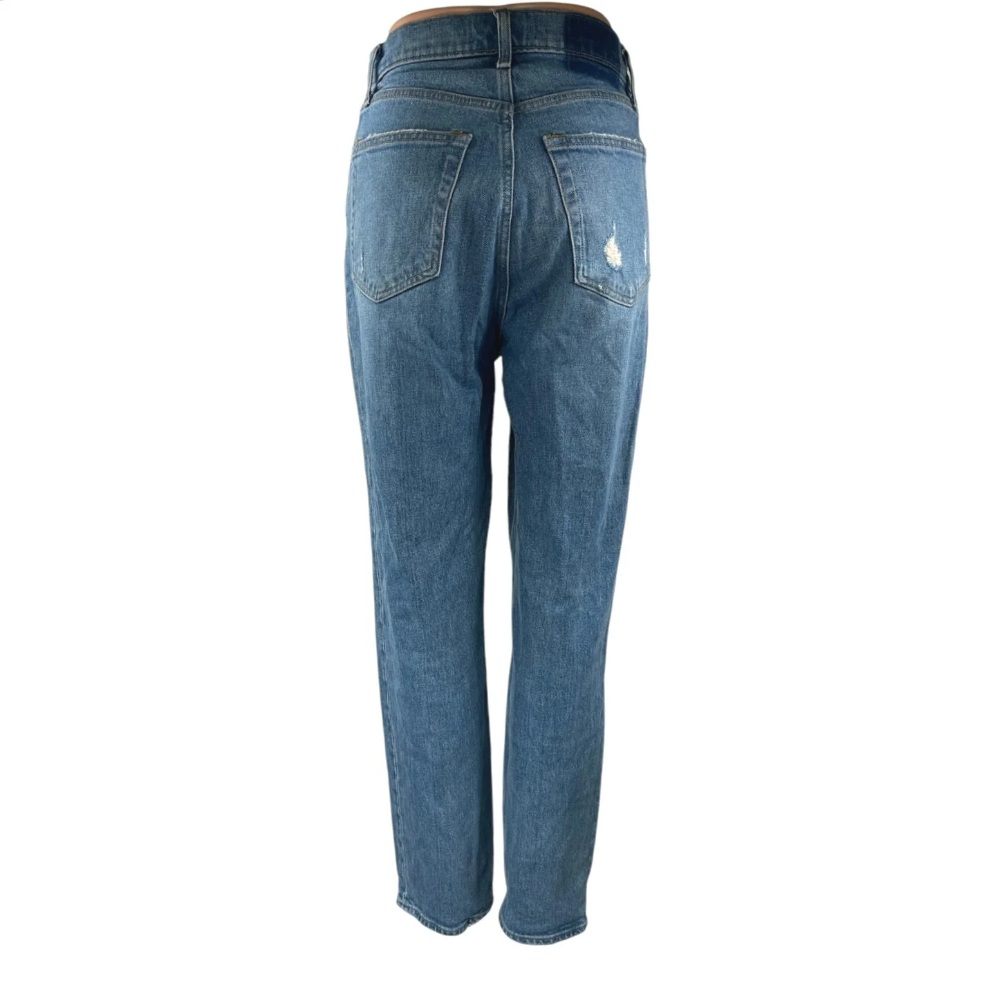 Abercrombie & Fitch 90's Straight Women's Blue Ultra High Rise Denim Jeans Sz 28 - Image 3