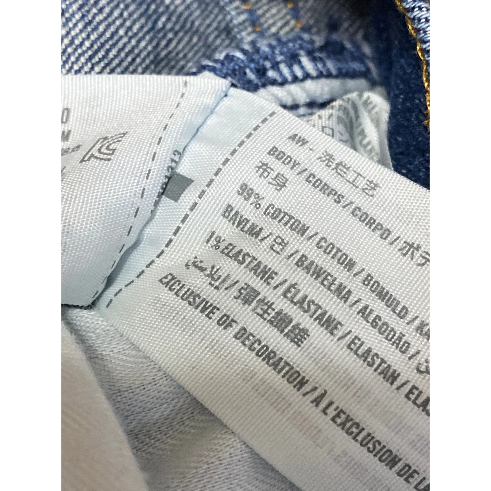 Abercrombie & Fitch Ankle Straight Blue Ultra High Rise Straight Denim Jeans 31 - Image 4