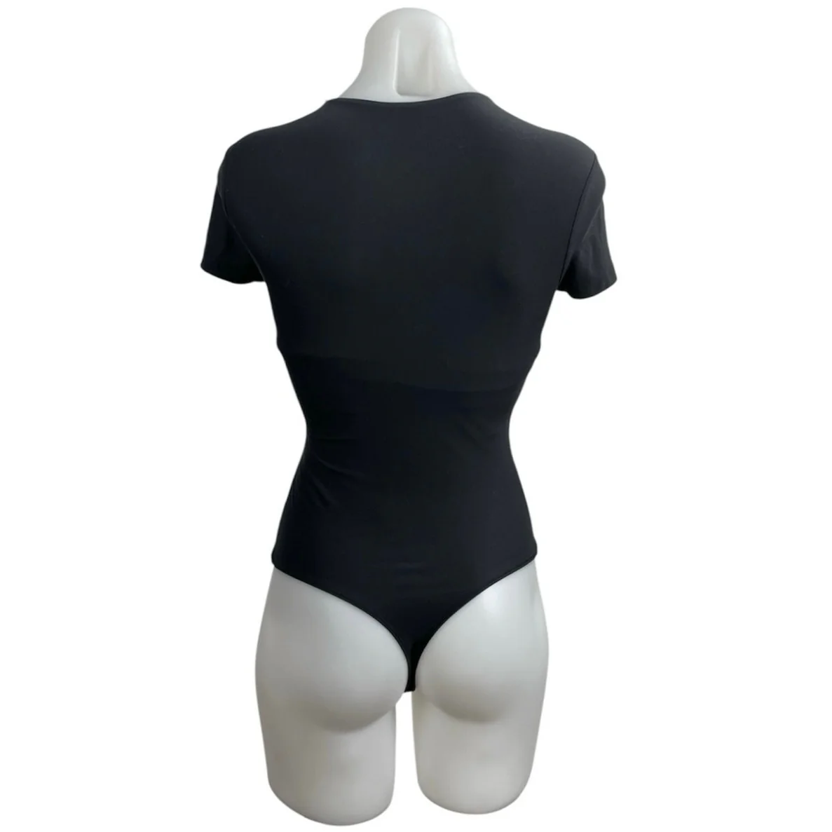 Abercrombie & Fitch Black Crew Neck Short Sleeve Tee T-Shirt Bodysuit Top Sz XS - Image 3