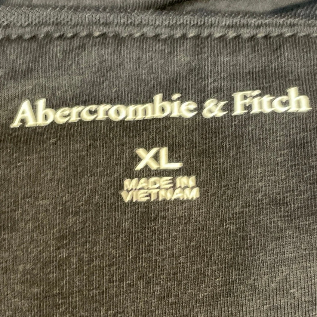 Abercrombie & Fitch Black Halter Plunge V Neck Sleeveless Blouse Top Size XL - Image 4
