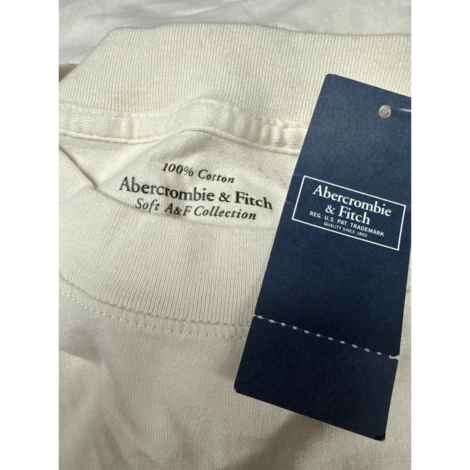 Abercrombie & Fitch Cannes Sailing French Riviera Sunset Beige Tshirt Tee Top XS - Image 4