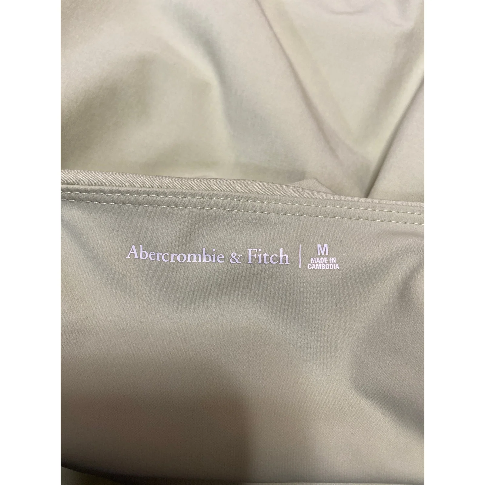 Abercrombie & Fitch Green Sleeveless Mini Cami Camisole Tank Slip Dress Size M - Image 4