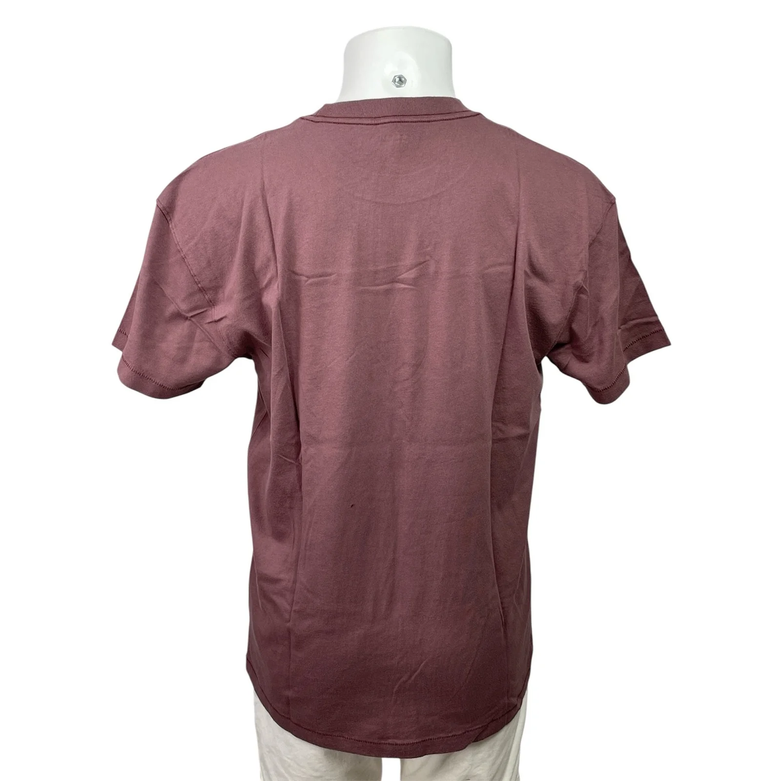 Abercrombie & Fitch Men's Mauve Short Sleeve Crewneck T Shirt Tee Top Size L - Image 3