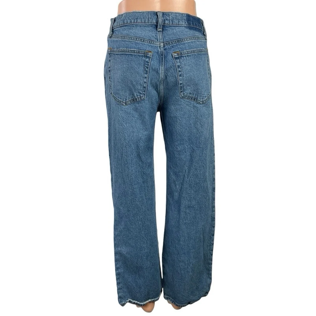 Abercrombie & Fitch Relaxed Barrel Baggy Wide Straight Denim Jeans Pants Sz 28/6 - Image 3