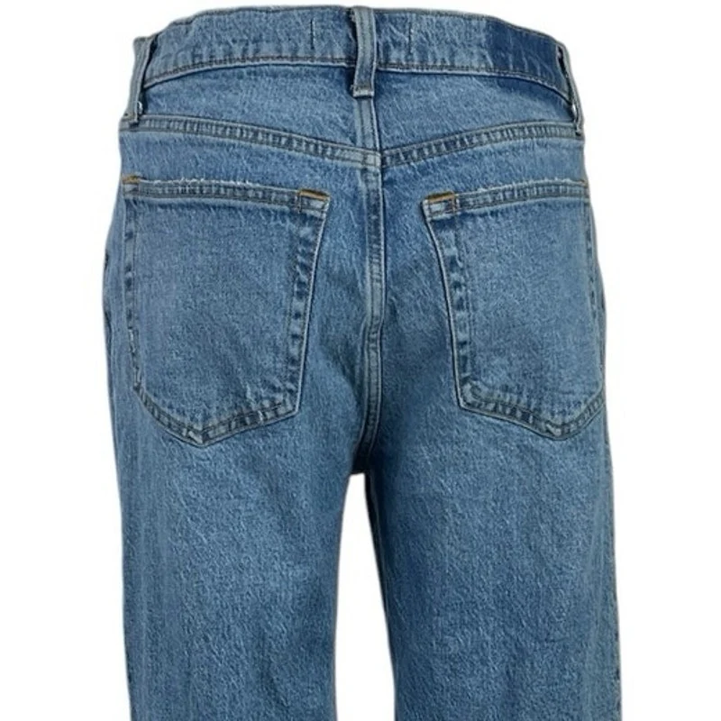 Abercrombie & Fitch Relaxed Barrel Baggy Wide Straight Denim Jeans Pants Sz 28/6 - Image 4