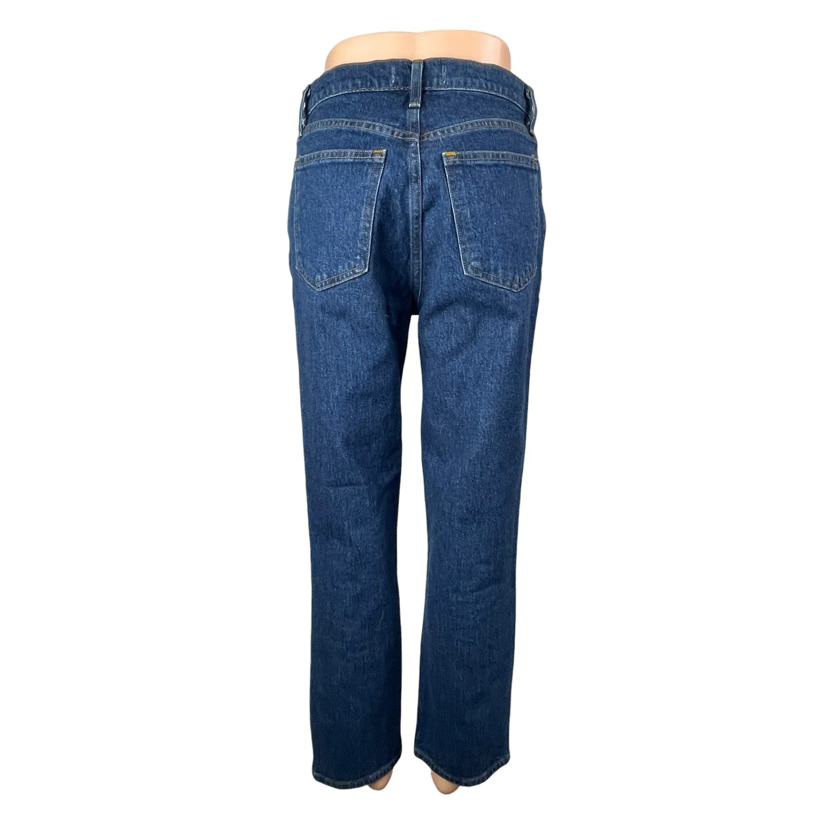 Abercrombie & Fitch The 90s Straight Ultra High Rise Blue Denim Jeans Size 27 - Image 3