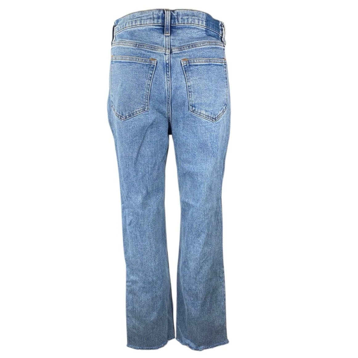 Abercrombie & Fitch The Ankle Straight Ultra High Rise Flare Denim Jeans Size 27 - Image 3