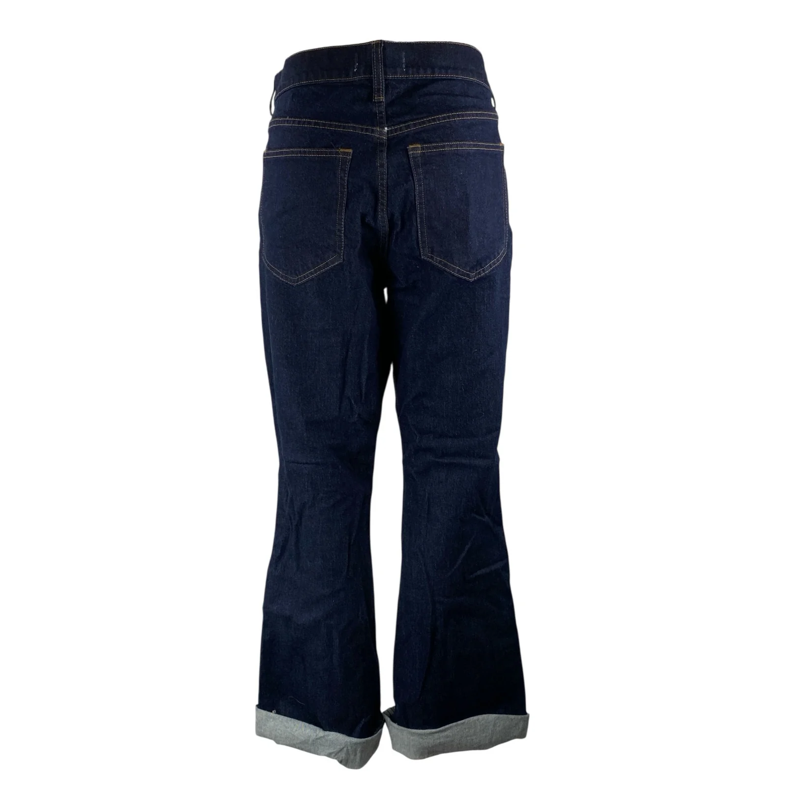Abercrombie & Fitch The Bootcut Mid Rise Women's Blue Dark Wash Denim Jeans 30 - Image 4