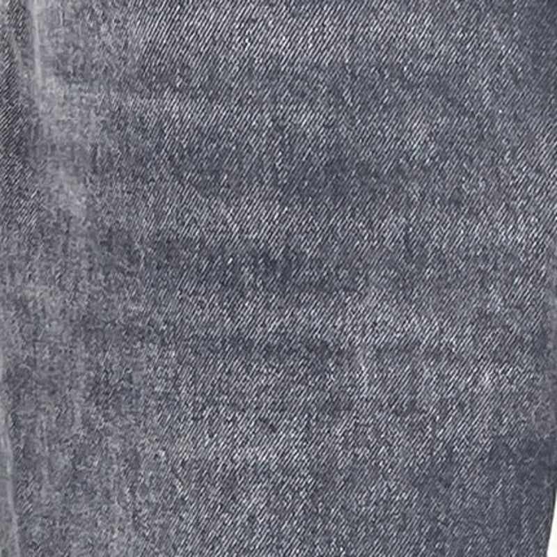 Abercrombie & Fitch The Straight Mid Rise Black Relaxed Denim Jeans Size 28 - Image 2