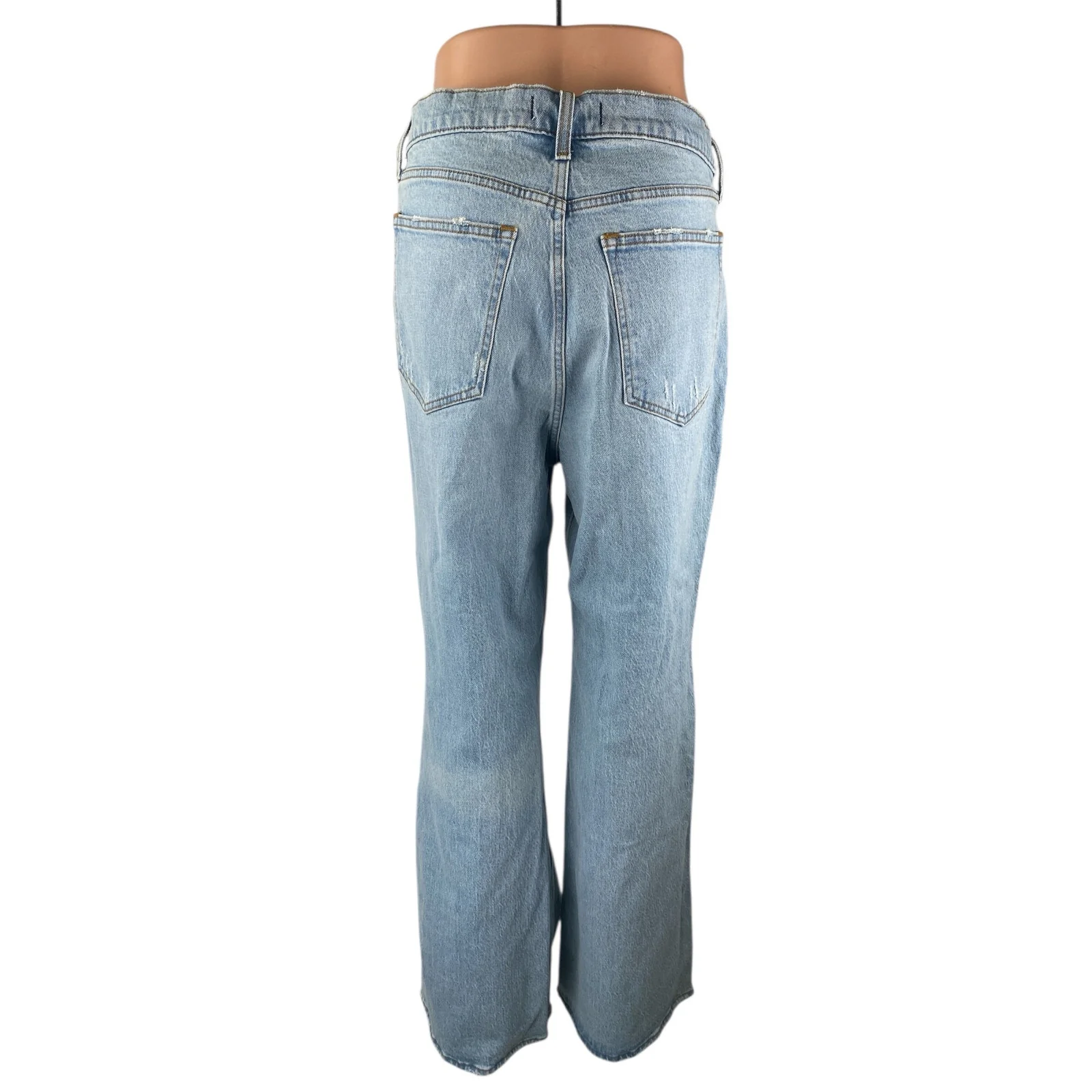 Abercrombie & Fitch Vintage Flare Light Wash High Rise Bootcut Denim Jeans Sz 32 - Image 2
