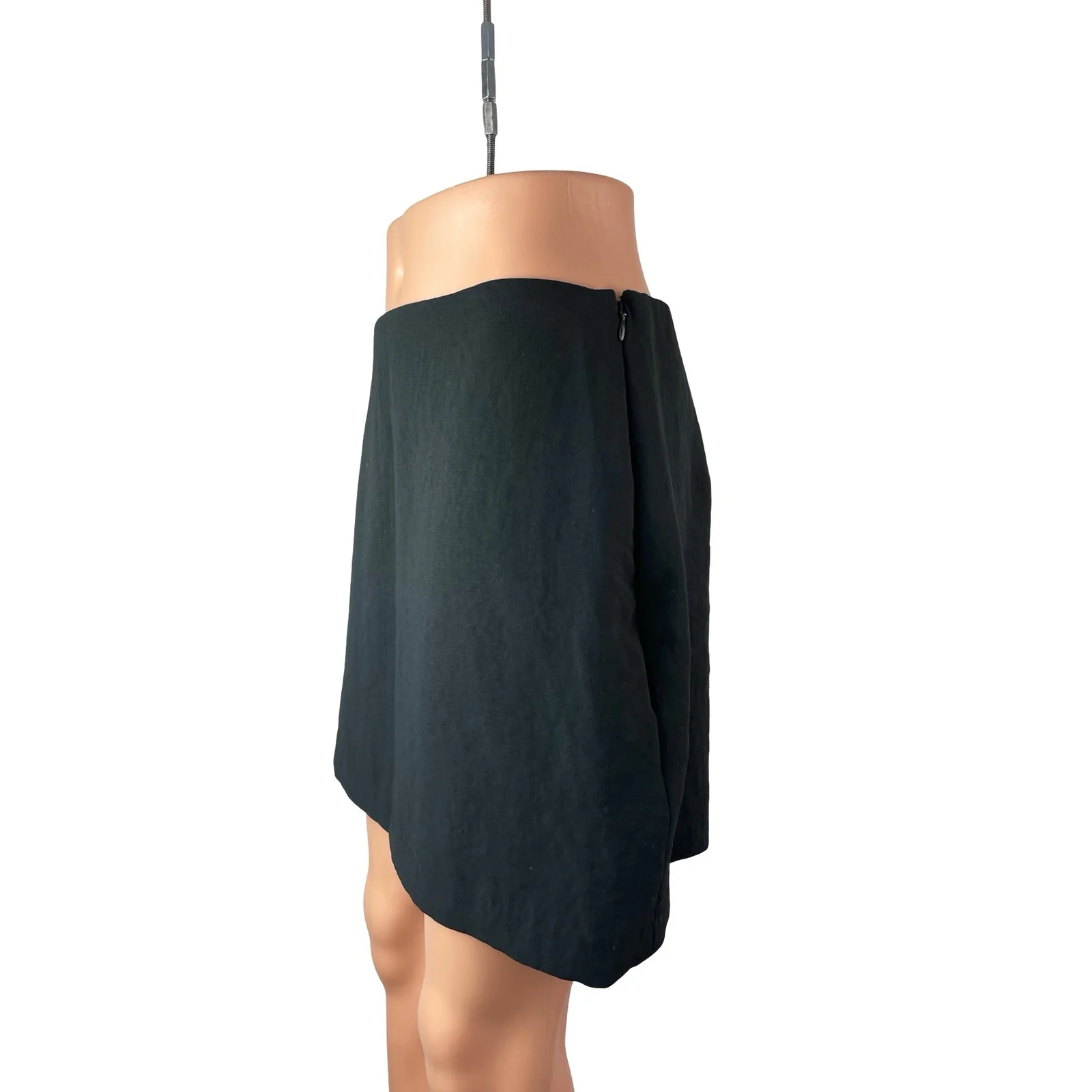 Abercrombie & Fitch Women's Black High Waisted Straight Mini Skirt Skort Size M - Image 2