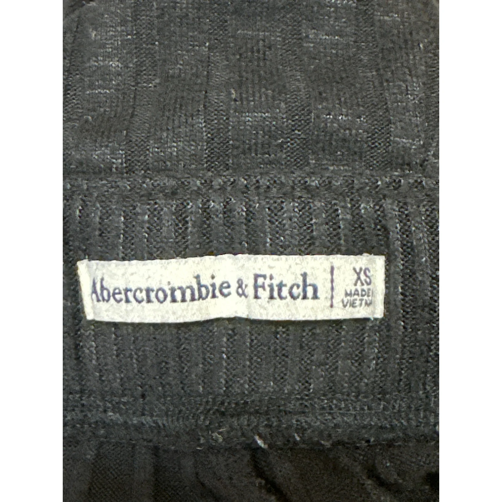 Abercrombie & Fitch Womens Black Rib Knit High Rise Skinny Leggings Pants Sz XS - Image 4
