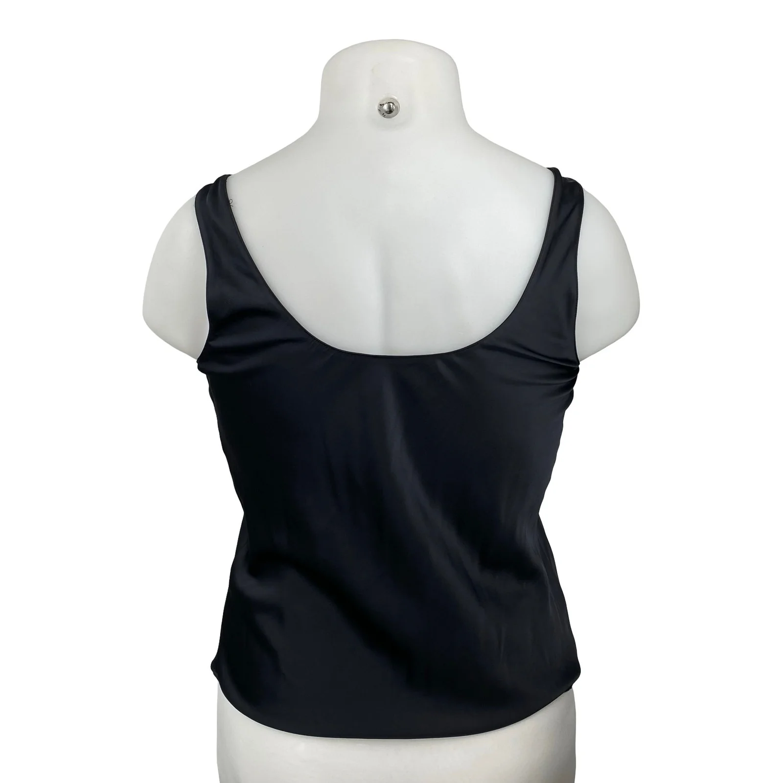 Abercrombie & Fitch Women's Black Scoop Neck Sleeveless Corset Cami Tank Top M - Image 3