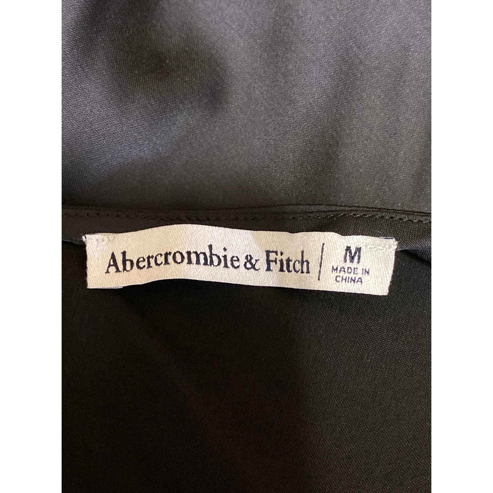Abercrombie & Fitch Women's Black Scoop Neck Sleeveless Corset Cami Tank Top M - Image 4
