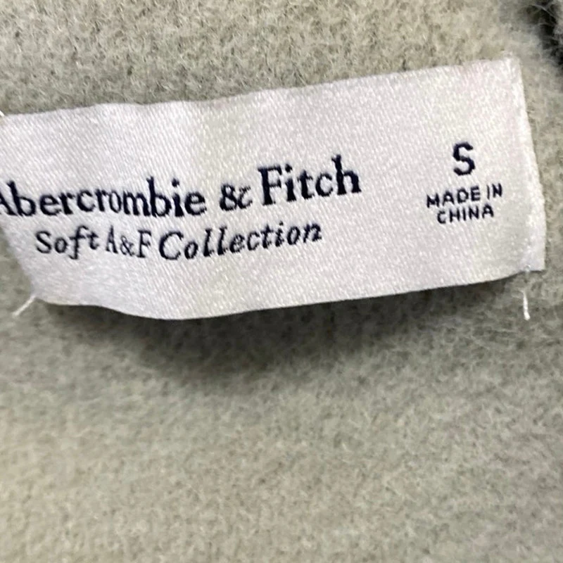 Abercrombie & Fitch Women's Green Long Sleeve Collared Polo Sweater Top Size S - Image 3