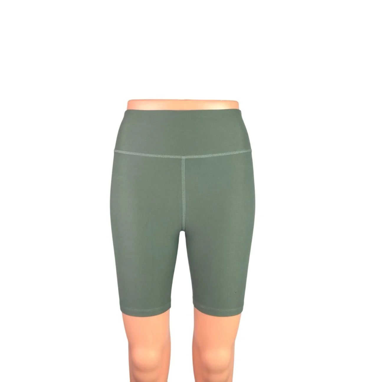 Abercrombie & Fitch Women's Green Yoga Running Athletic Biker Shorts Size XS