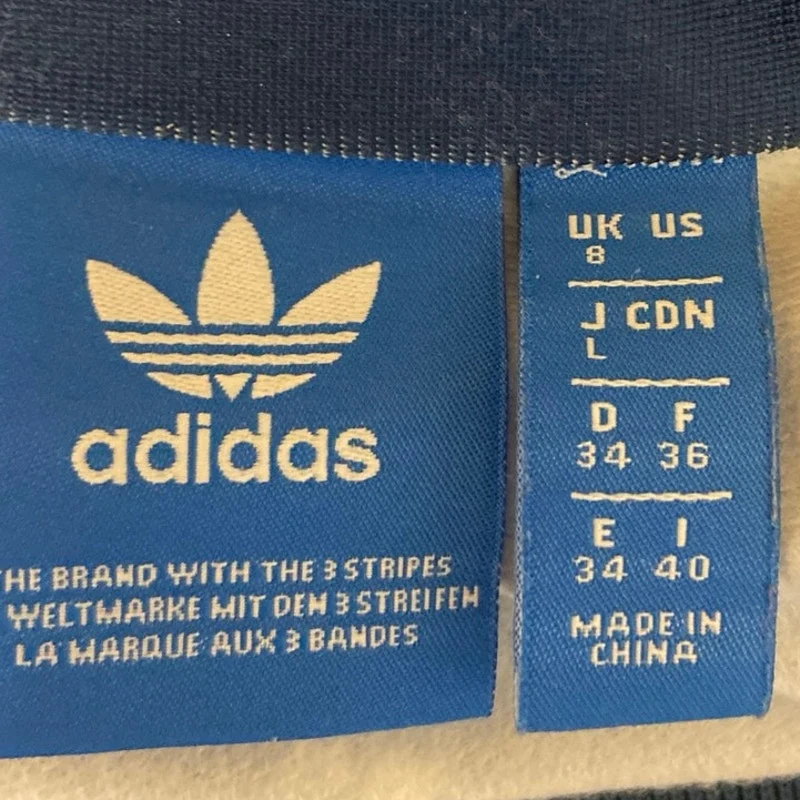Adidas Cirandeira Firebird Blue Full Zip Floral Logo Activewear Track Jacket 8 - Image 4