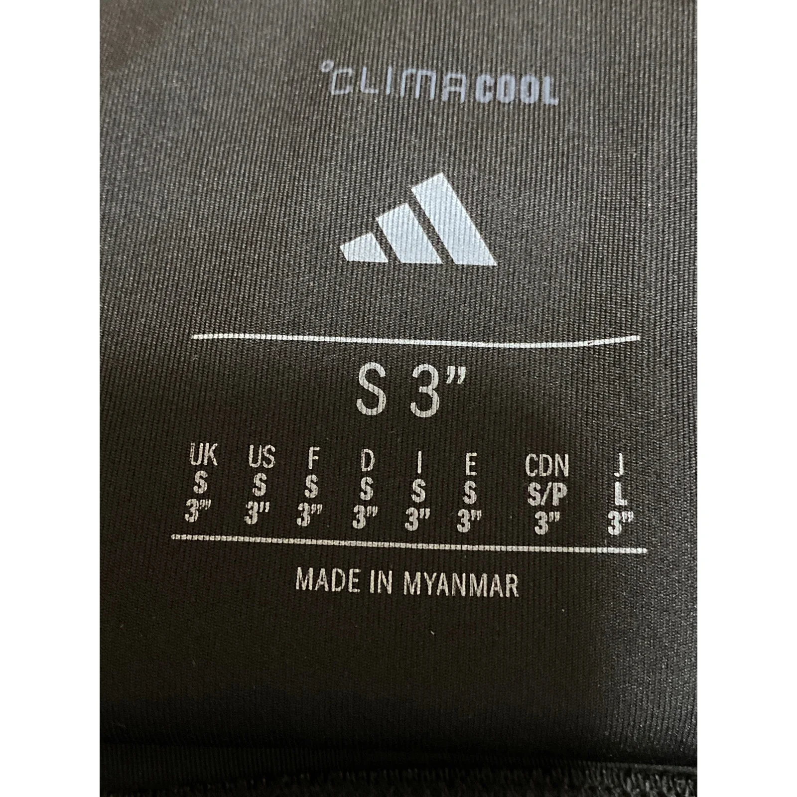 Adidas Climacool Women's Black Mid Rise Running Workout Athletic Biker Shorts S - Image 5