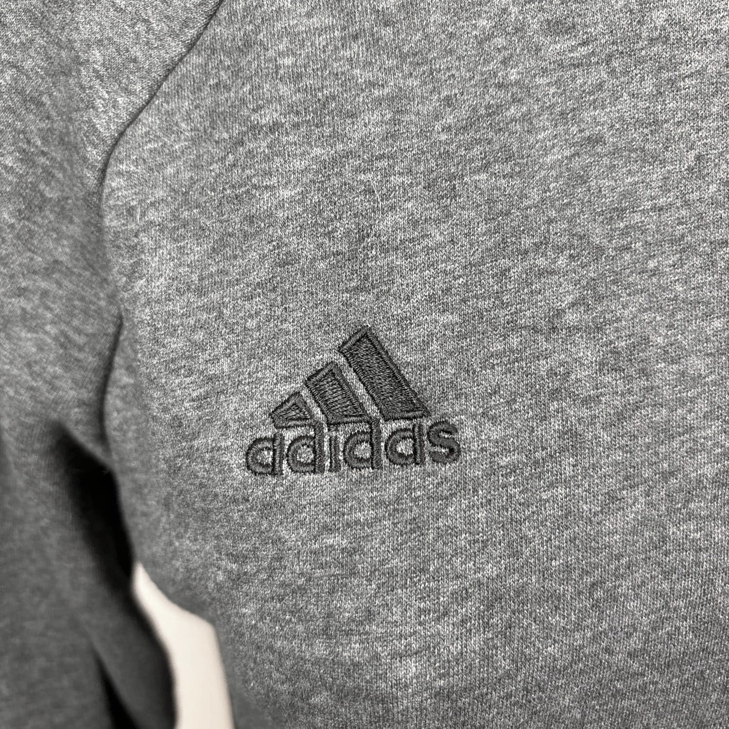Adidas Womens Core 18 Grey Long Sleeve Pullover Fleece Sweatshirt Sweater Top L - Image 4