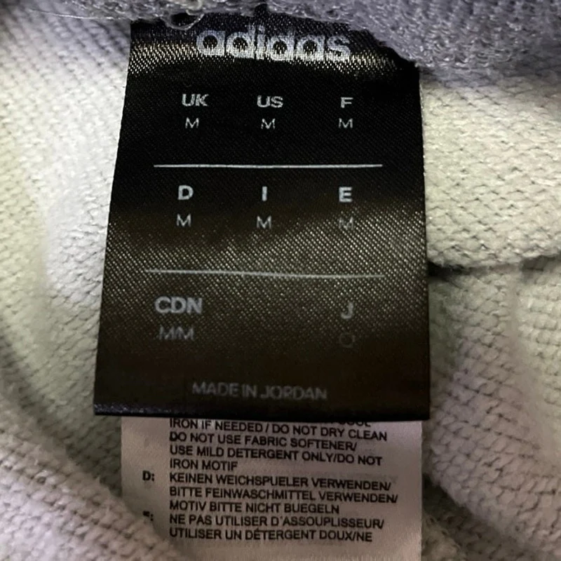 Adidas Women's Gray Striped High Waisted Athletic Jogger Sweat Pants Size M - Image 4
