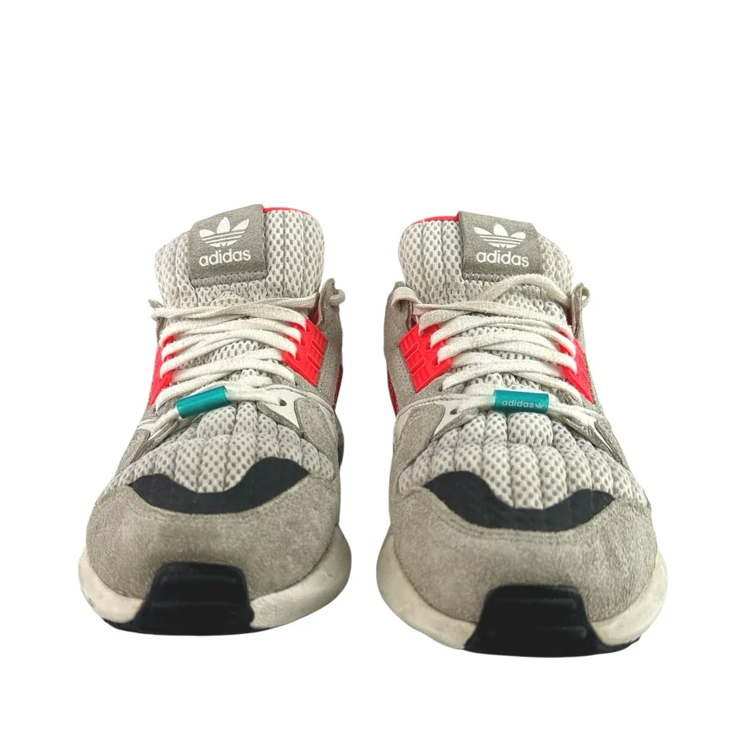 Adidas ZX Torsion Women's White Solar Red Lace Up Athletic Sneakers Shoes Sz 8.5 - Image 2