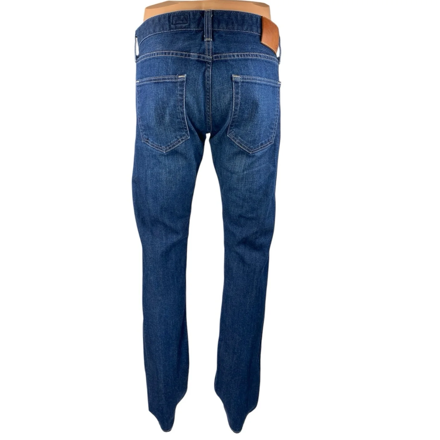 Adriano Goldschmied Matchbox Men's Blue Slim Fit Straight Denim Jeans Pants 32 - Image 3