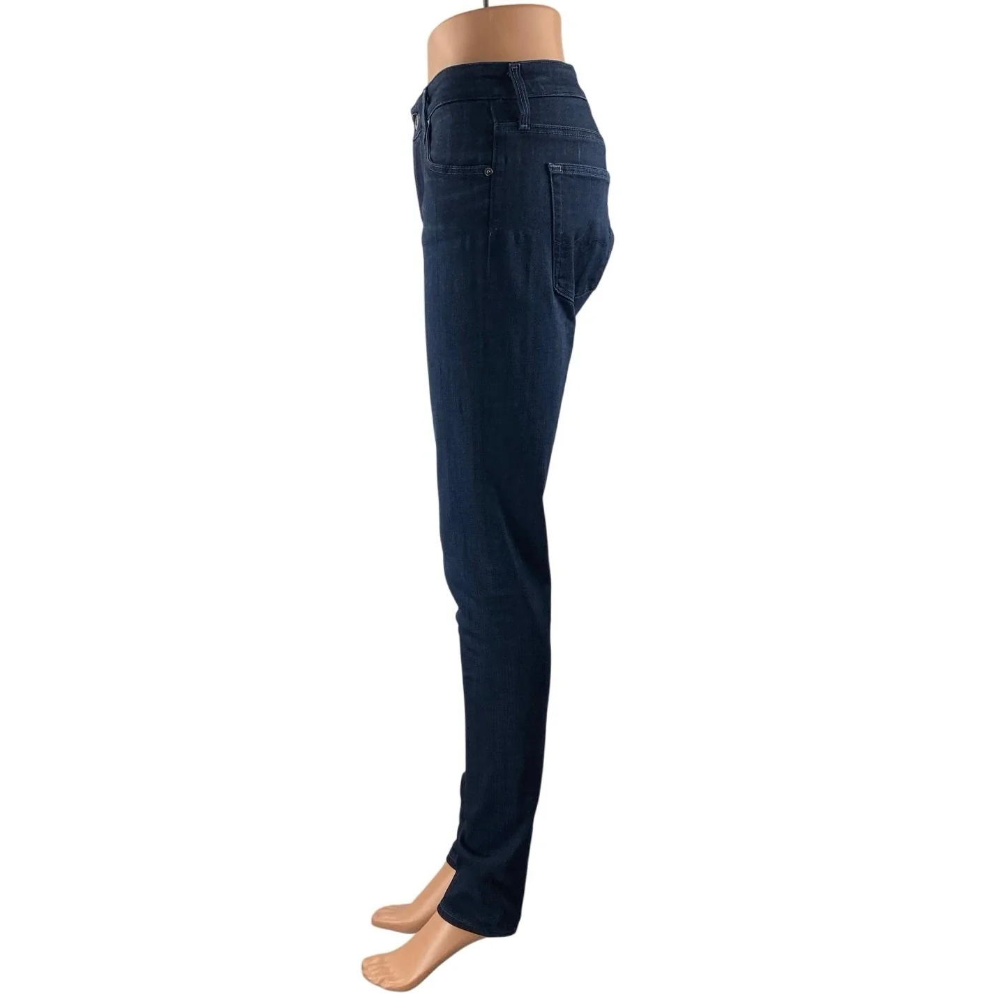 Adriano Goldschmied The Farrah Skinny Dark Blue High Rise Denim Jeans Size 27 - Image 2