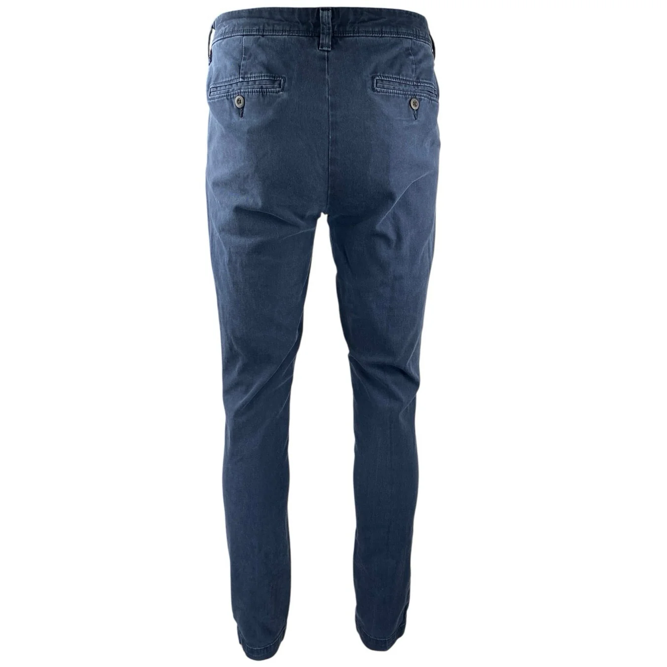 Aeropostale Men's Blue High Rise Skinny Chino Khaki Trousers Pants Size 30/34 - Image 3