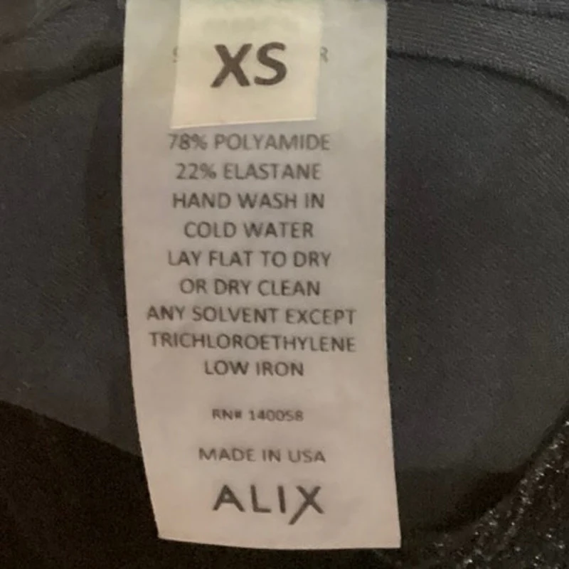 Alix Women's Black Solid Sleeveless Spaghetti Strap Stretch Bodysuit Size XS - Image 5