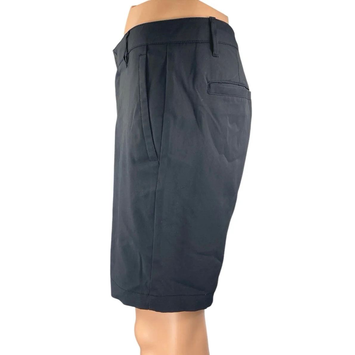 All In Motion Men's Gray High Waist Pockets Casual Golf Chino Khaki Shorts Sz 32 - Image 2