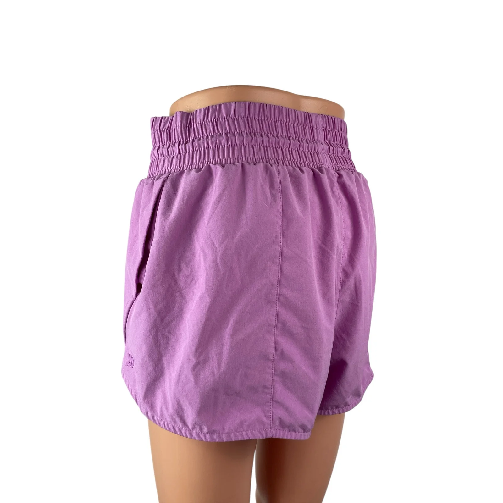 All in Motion Women's Pink Purple Yoga Running Workout Athletic Shorts Size S - Image 3