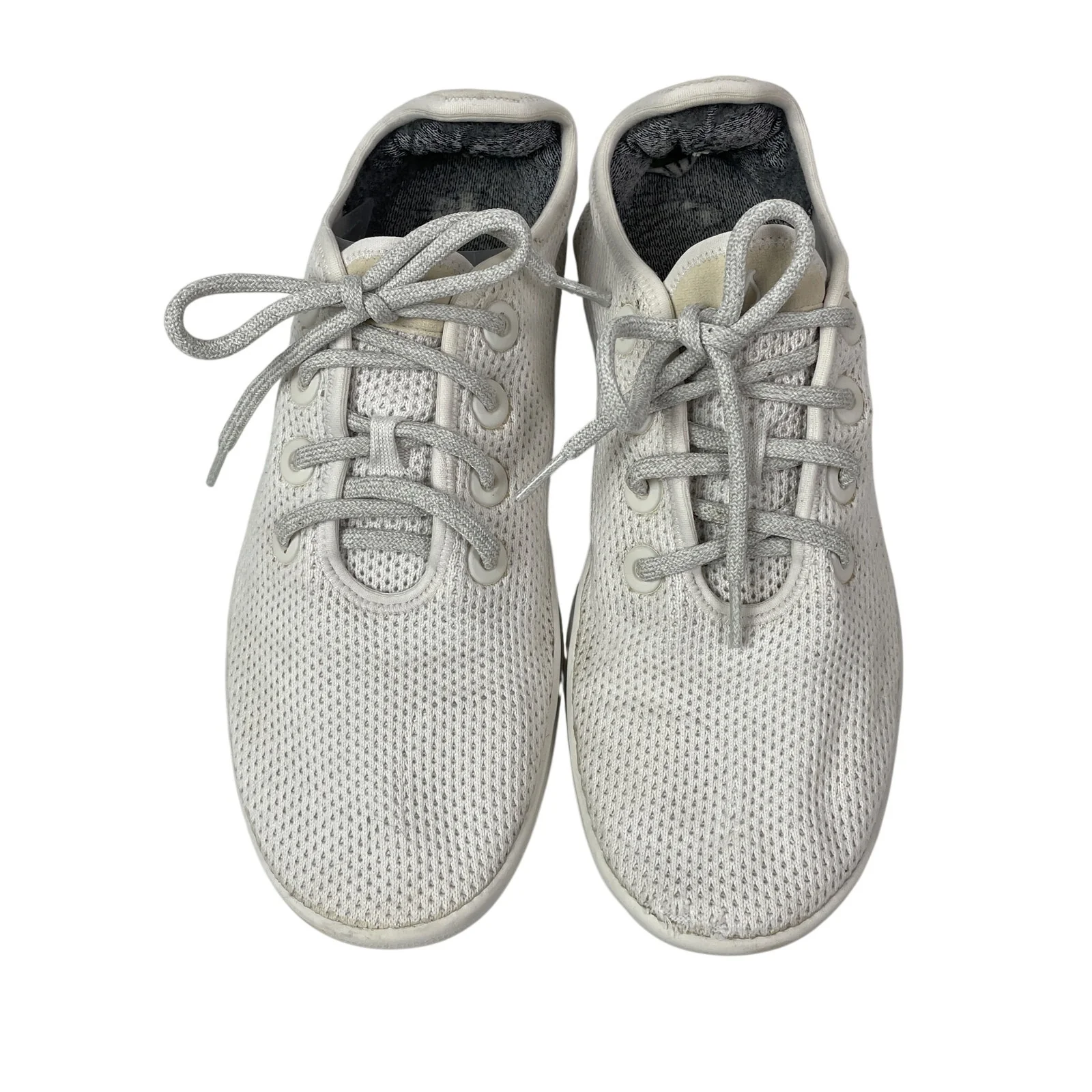 Allbirds Tree Runner Off White Lace Up Athletic Running Sneakers Shoes Size 12in - Image 2