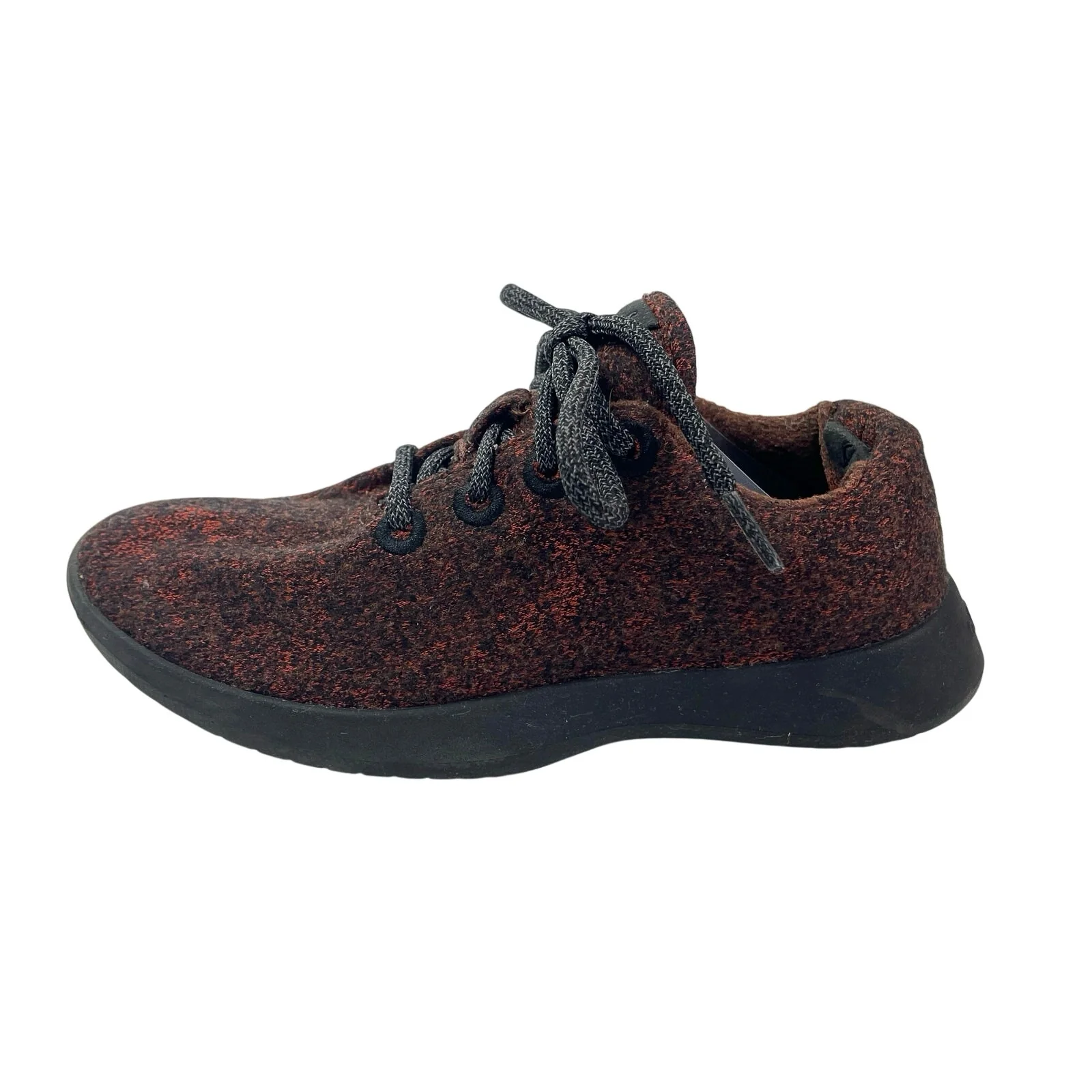 Allbirds Women's Brown Wool Low Top Lace up Round Toe Athletic Sneakers Shoes 7