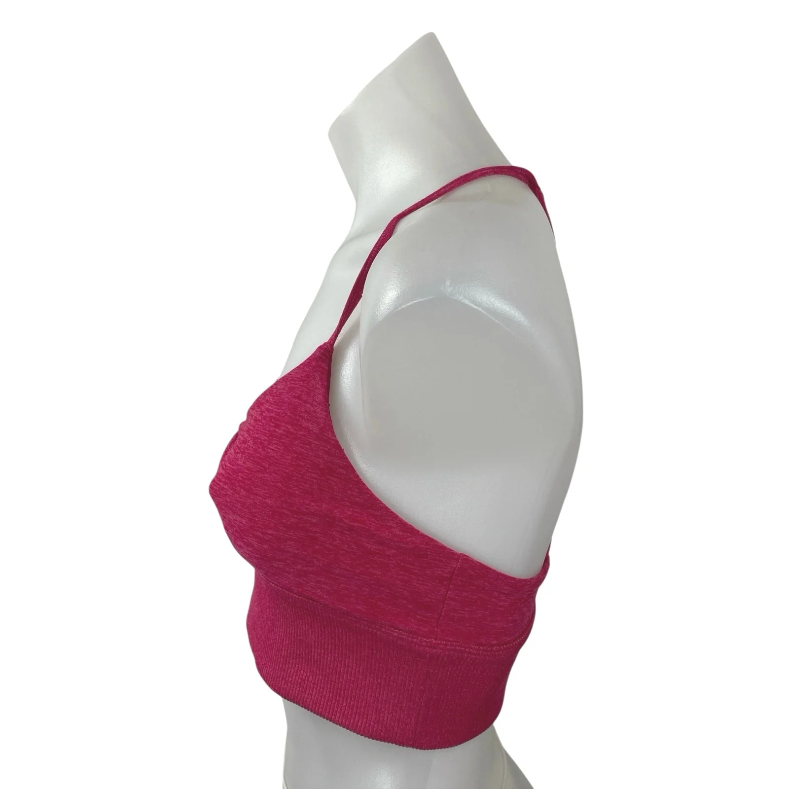 Alo Women's Pink Yoga Workout Running Gym Athletic Sports Bra Crop Top Size S - Image 3