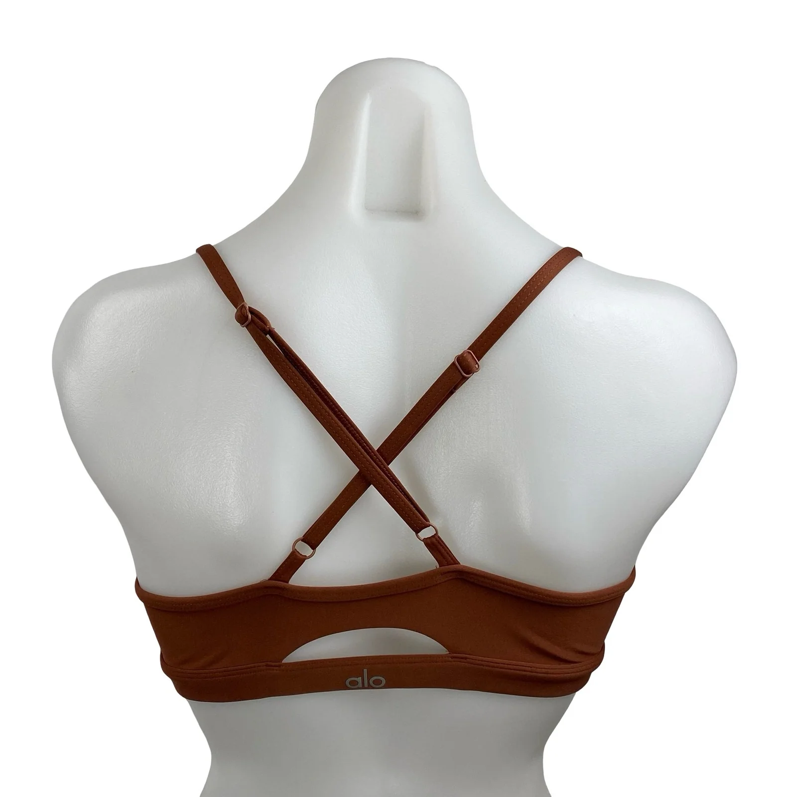 Alo Yoga Airlift Intrigue Athletic Activewear Crop Cami Tank Sports Bra Top Sz M - Image 4