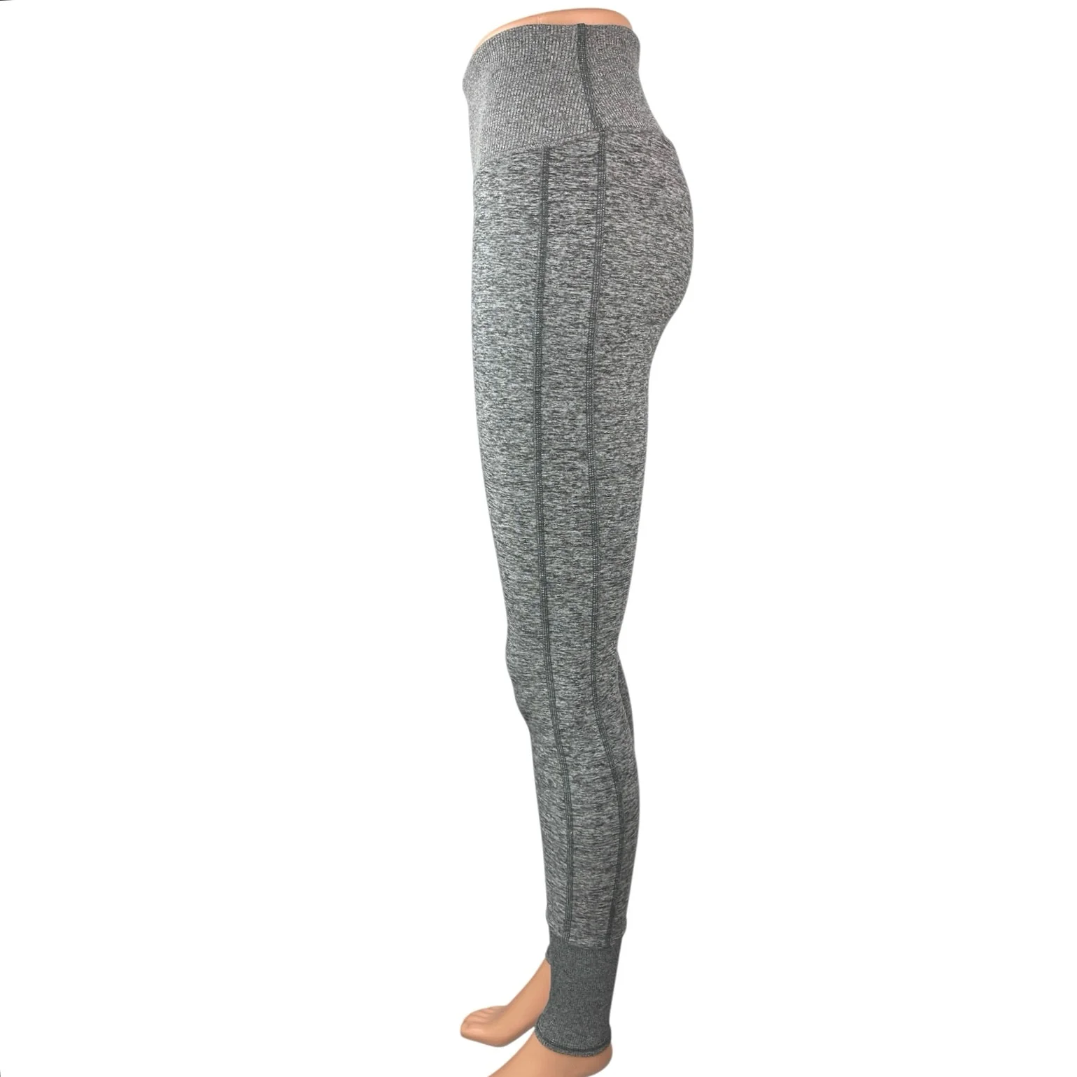 Alo Yoga Gray Heather High Rise Yoga Workout Athletic Leggings Pants Size XS - Image 2