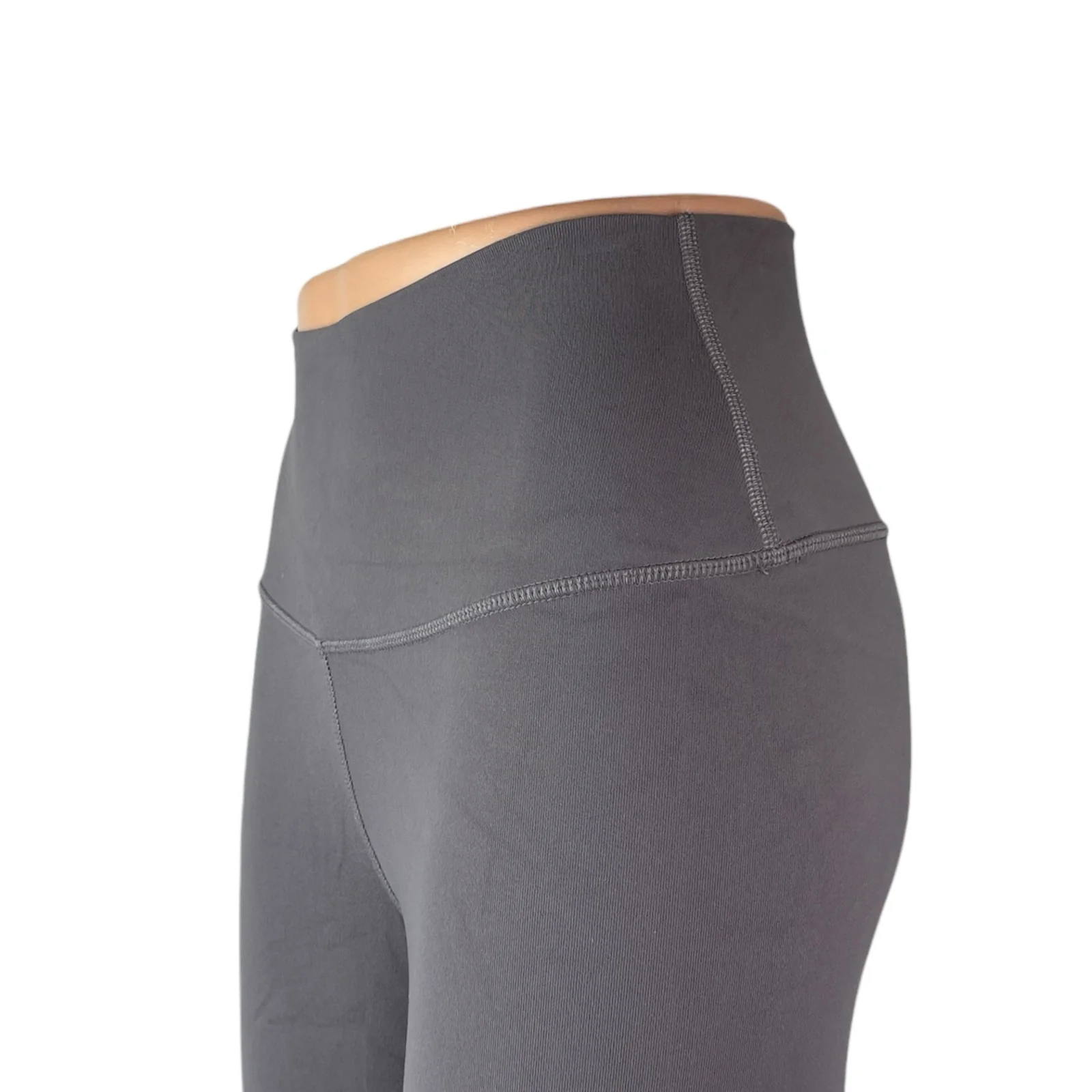 Alo Yoga Gray High Rise Skinny Yoga Gym Athletic Activewear Leggings Pants S/M - Image 2