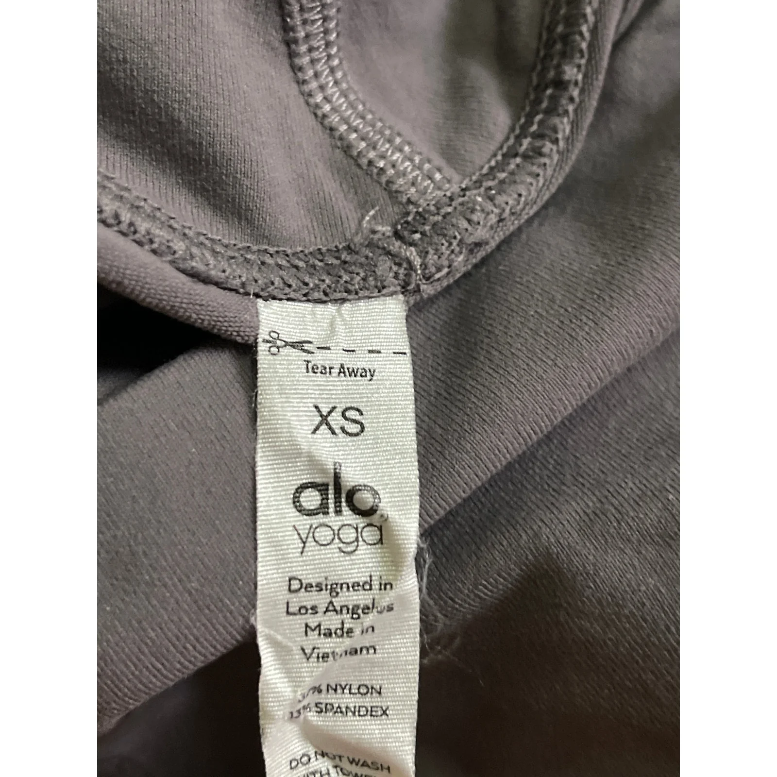 Alo Yoga Gray High Rise Skinny Yoga Gym Athletic Activewear Leggings Pants S/M - Image 7