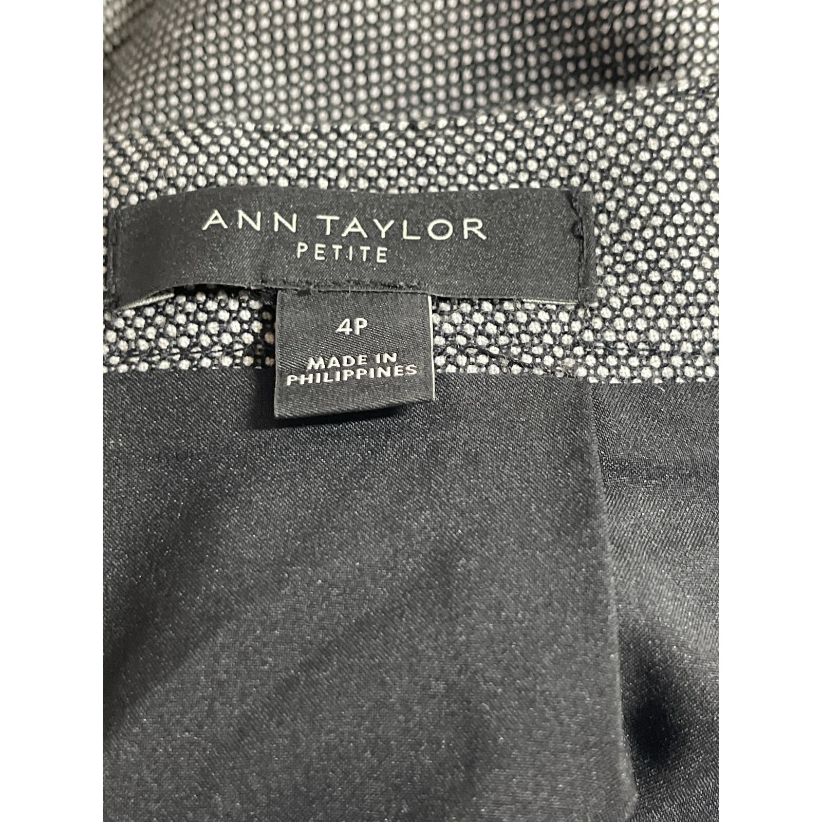 Ann Taylor Petite Women's Gray High Rise Knee Length Straight Pencil Skirt Sz 4 - Image 5