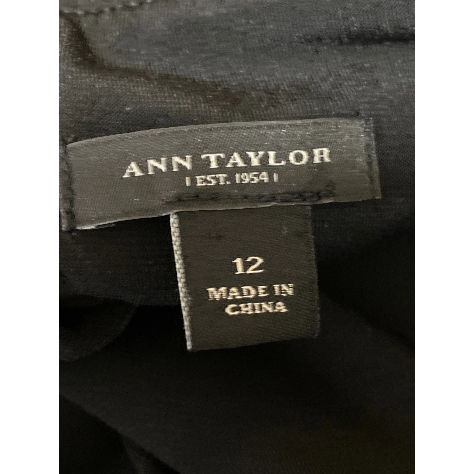 Ann Taylor Women's Black Sleeveless Boat Neck Mini Pencil Sheath Dress Size 12 - Image 4
