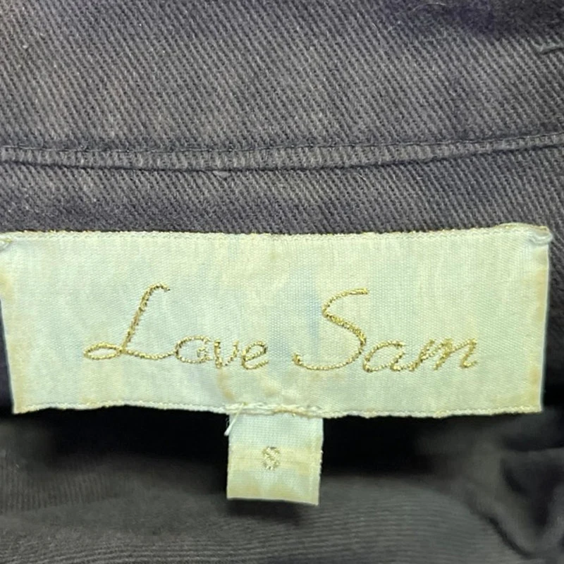 Anthropologie Love Sam Brown Beaded Travis Button Down Cargo Shirt Jacket Coat S - Image 6