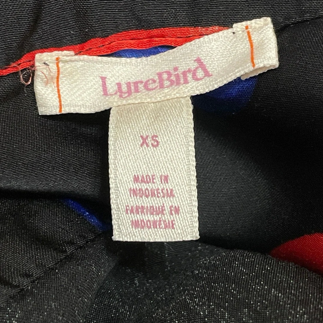 Anthropologie LyreBird Silky Cherry Long Sleeve Wide Leg Pajama Sleepwear Set XS - Image 5