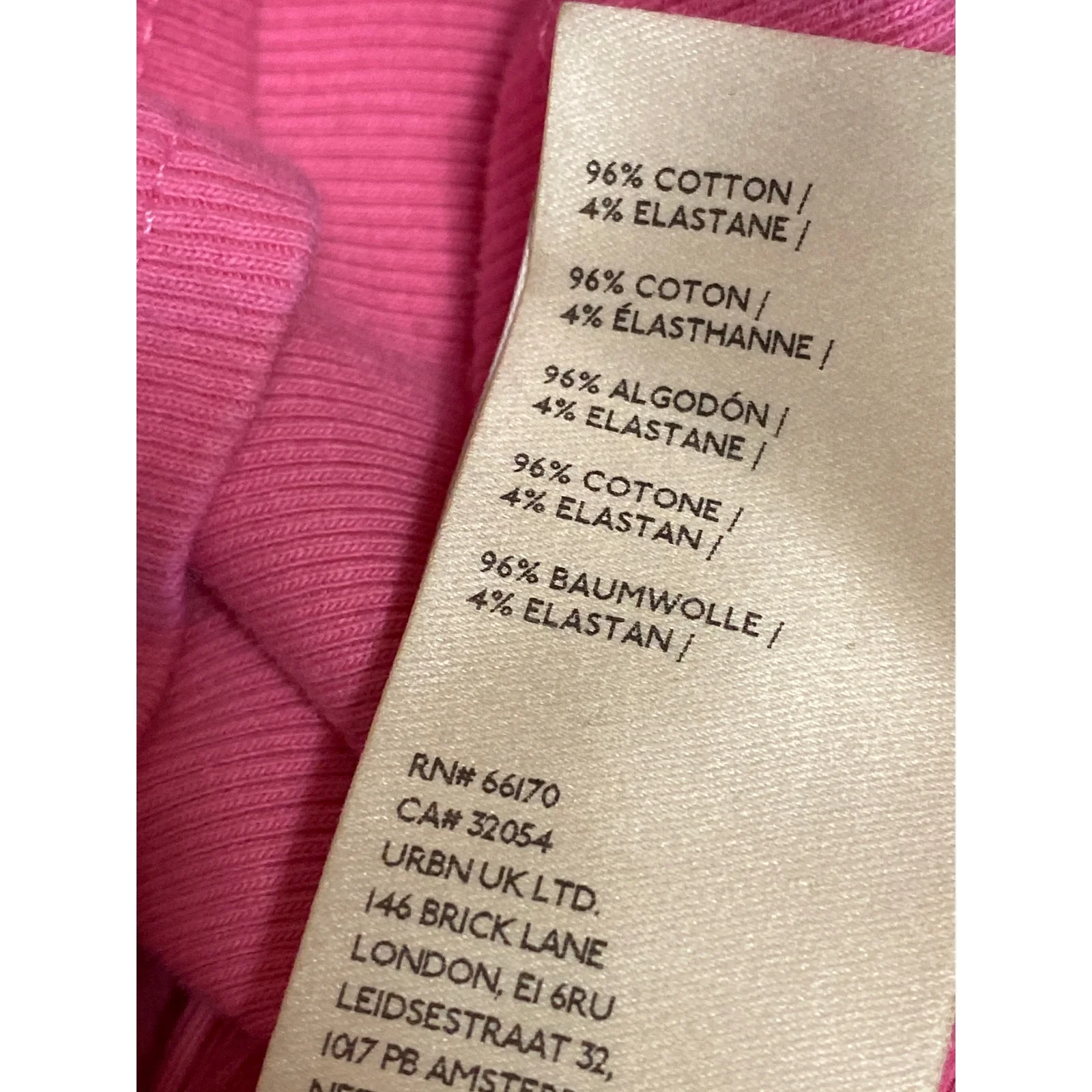 Anthropologie Maeve Pink Ribbed Knit Cutout Cami High Neck Tank Top Size M - Image 6