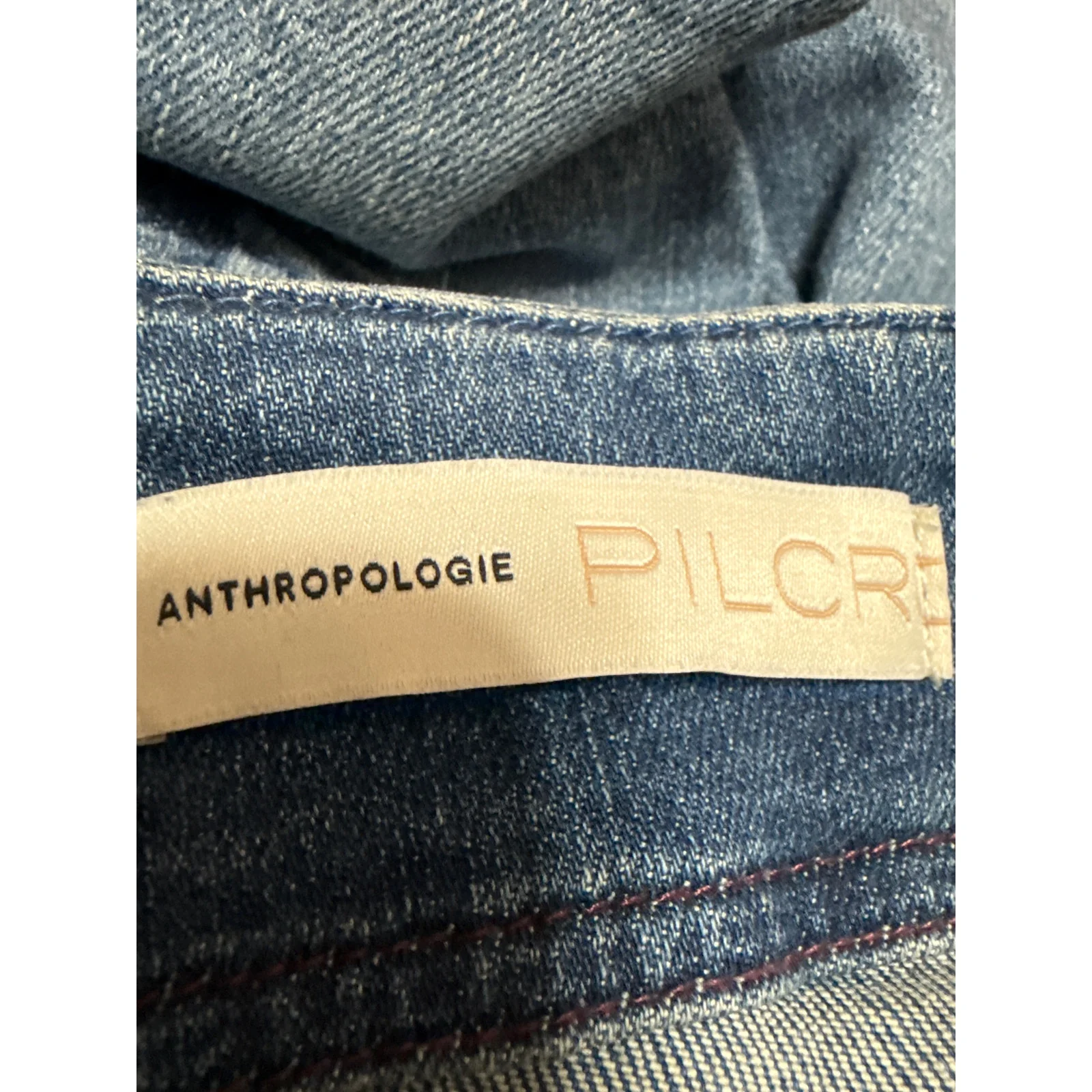 Anthropologie Pilcro Women's Blue High Waisted Skinny Denim Jeans Size 26 - Image 4