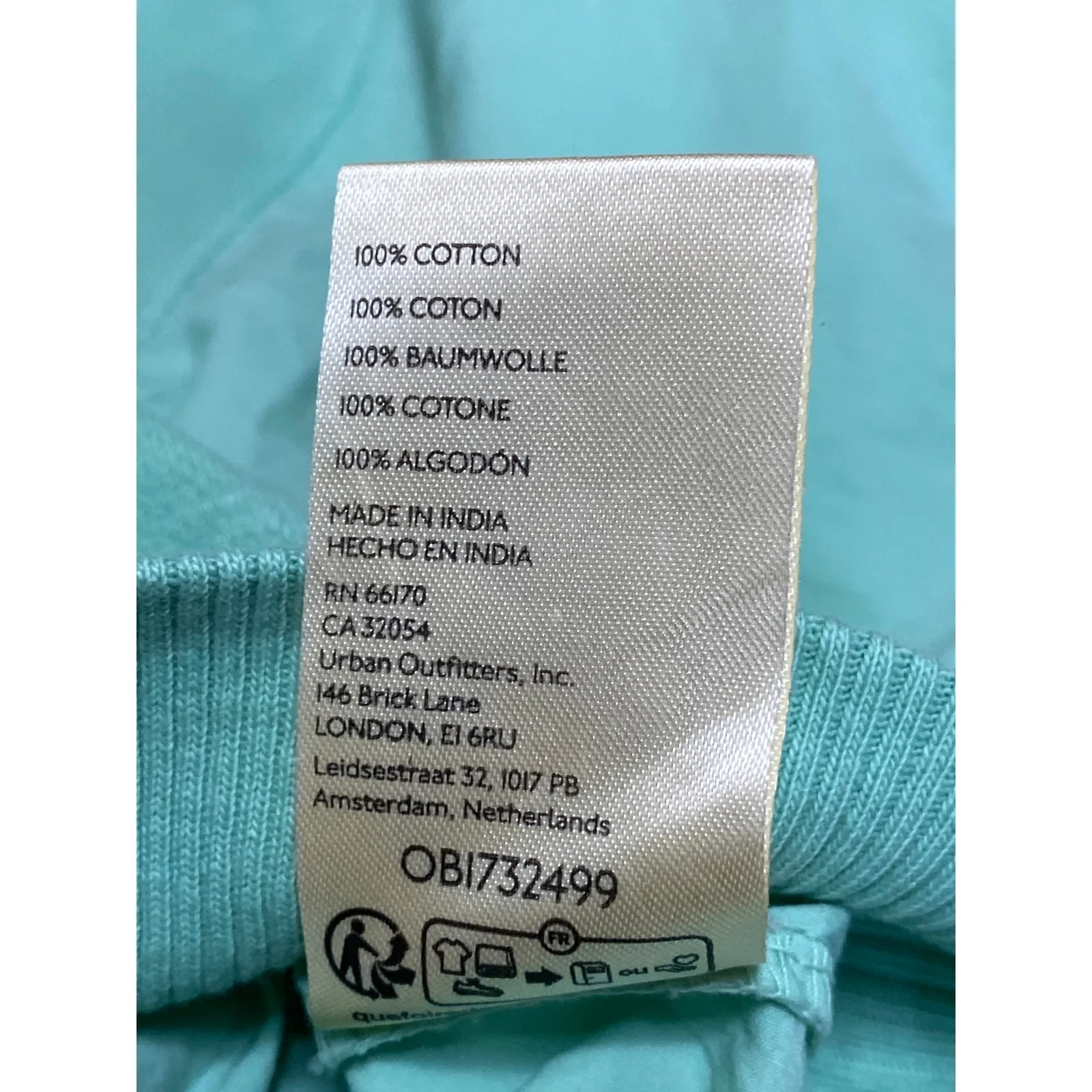 Anthropologie Pilcro Women's Green Dolman Half Sleeve Sweatshirt Blouse Top Sz L - Image 5