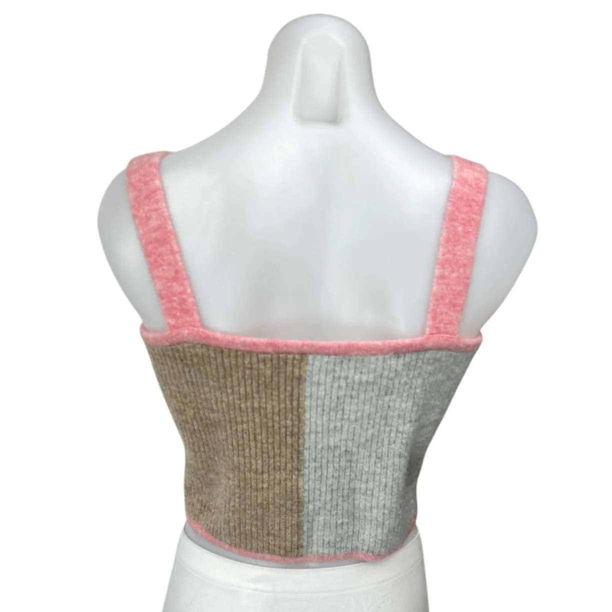 Anthropologie Saturday Sunday Multicolor Sleeveless Colorblock Crop Tank Top M - Image 2