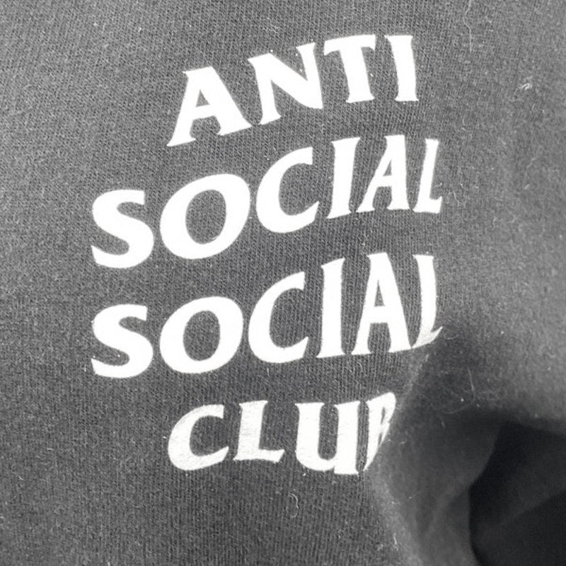 Anti Social Social Club Kkoch Black Logo Floral Graphic Hoodie Sweatshirt Top M - Image 3
